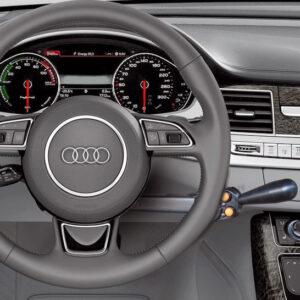 Leva de freno y acelerador rotativo mecánico gx2520 instalado en coche adaptado