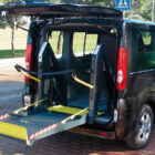 Plataforma elevadora Rincon elevándose