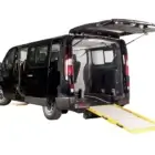 Rebaje de suelo para la Fiat Talento con la rampa desplegada