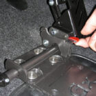 Mano revirtiendo el acelerador izquierdo de suelo reversible dD908PS