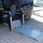Plataforma elevadora ultra ligera desplegada lateral furgoneta