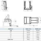Tabla de características del elevador de doble columna TRAN-LO