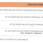 Vehículos admitidos del abridor de puertas basculantes