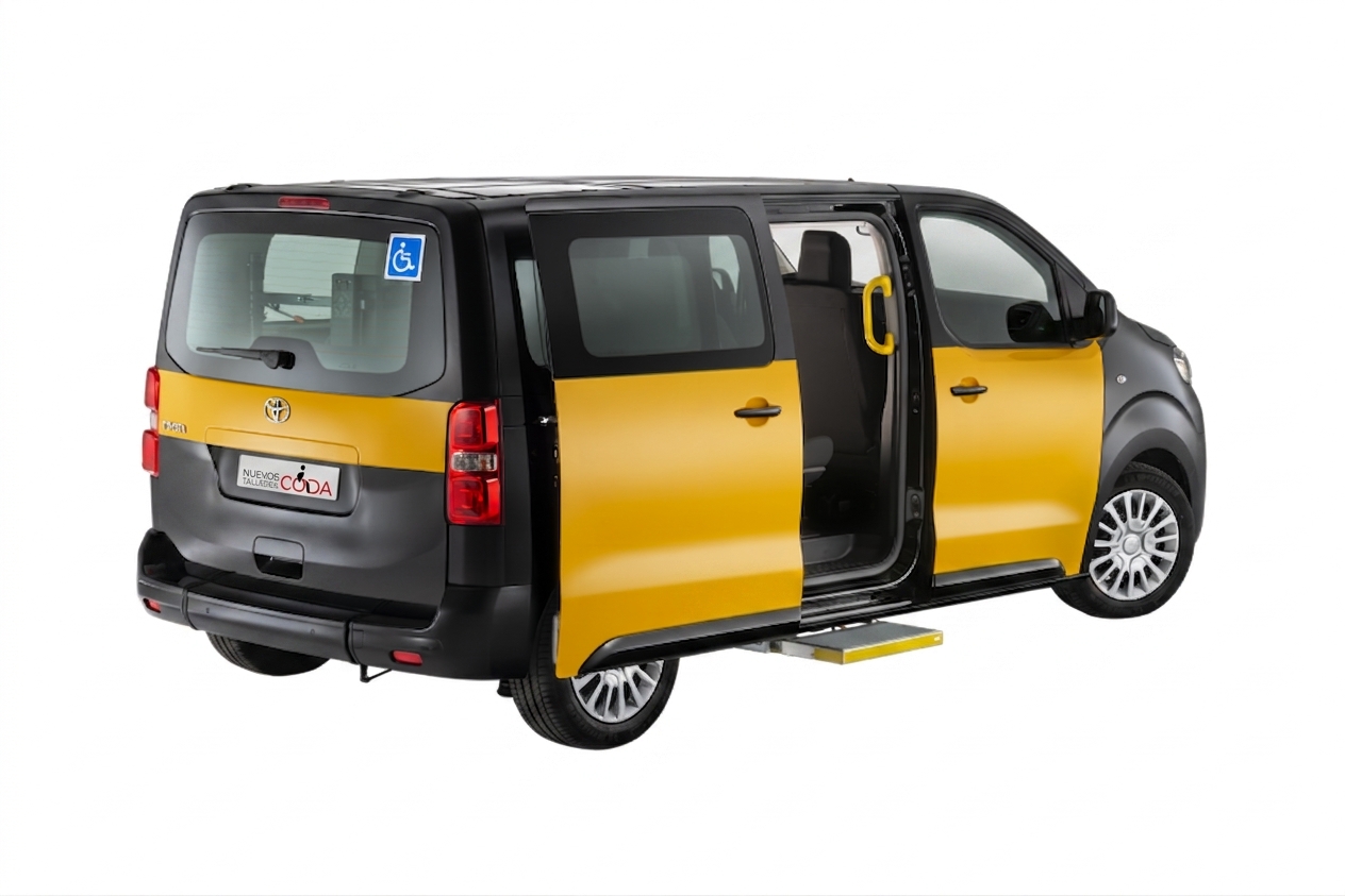 toyota-proace-accesible-pmr-taxi-vtc (2) Toyota Proace adaptada para TAXI o VTC PMR