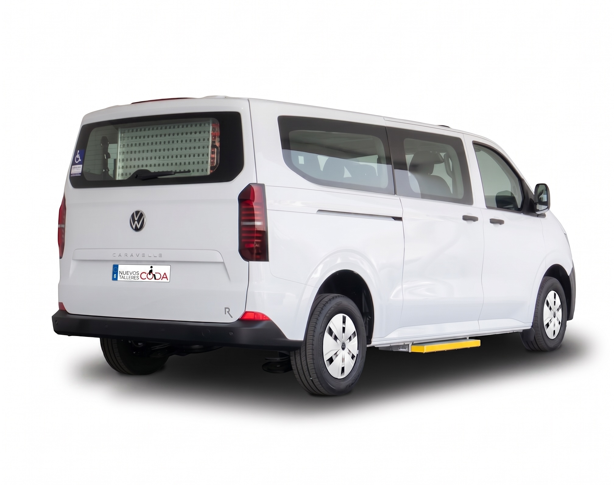 volkswagen-t7-caravelle-l2-rampa-manual (12) VW T7 Caravelle L2 para TAXI - VTC PMR con rampa manual
