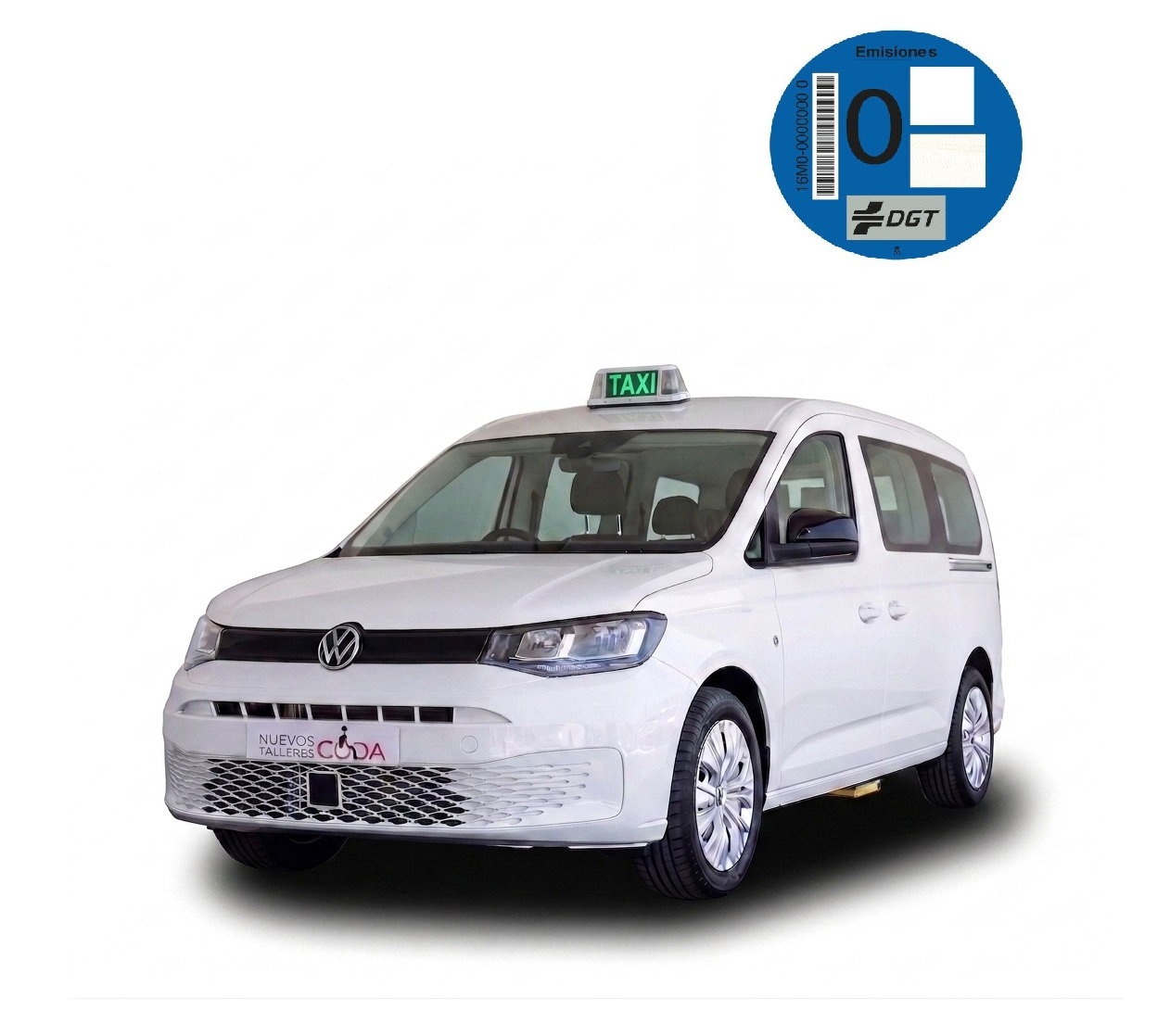 vw-caddy-5-maxi-ehybrid-pmr-taxi-vtc Volkswagen Caddy 5 Maxi eHYBRID accesible PMR para TAXI y VTC